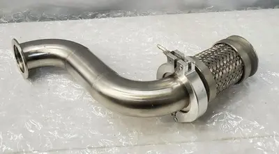 Edwards Braided Flexible Vacuum Bellows with vacuum tube ADAPTER