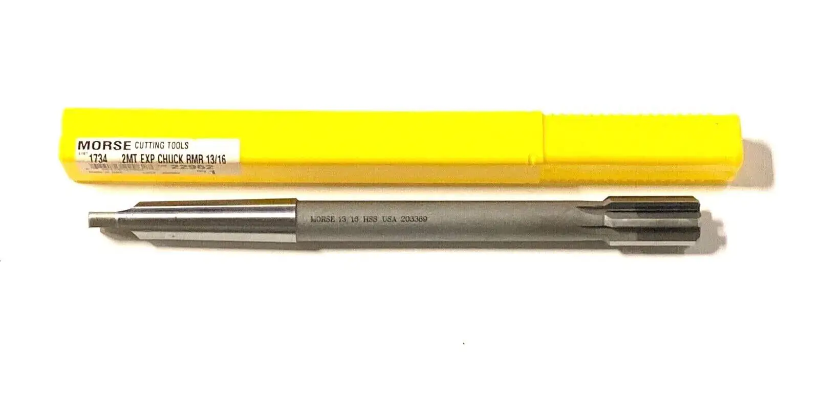 Morse 13/16" Expansion Chucking Reamer Taper Shank 2MT HSS USA Made 22962