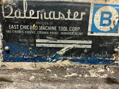 Balemaster 772 Horizontal Cardboard Baler 48x32x72" Bale Manual Tie 25Hp 480V