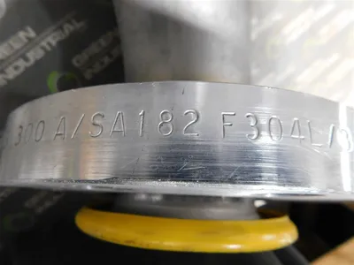 3" APP Flanged Stainless Steel 90° Elbow 40s A403 WP-W 316/316L DUUK #364 Used