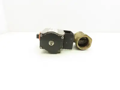 Milwaukee 1-1/2" Threaded Butterfly Valve w/Pneumatic Actuator RPA250