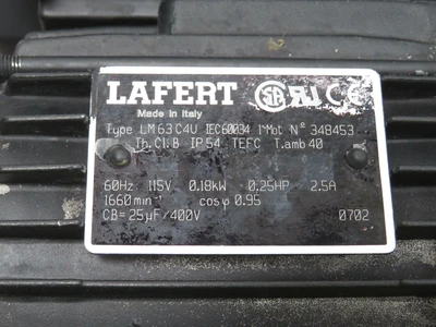 Used LAFERT _UNKNOWN_ A.C. Motors Texas US | OCO Industrial #1600686