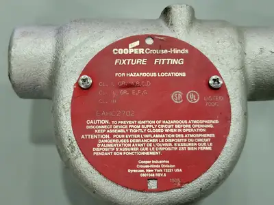 Used CROUSE-HINDS EAHC2702 Misc Electrical & Power Parts British Columbia CA | Lenmark #249874
