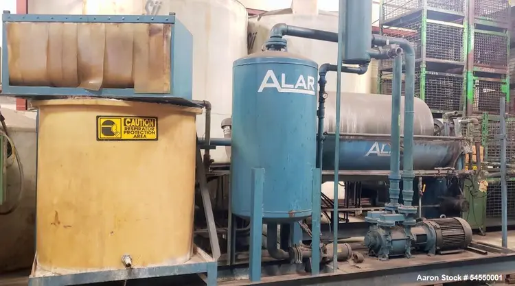 Used ALAR ENGINEERING 360 Rotary Vacuum Filters Illinois US | Aaron Equipment #1303733