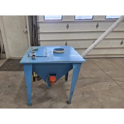 Used Taylor Products 2" Dia. Flex Auger Screw Conveyor w/ Loading Hopper