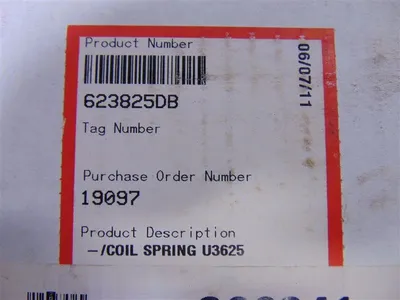 Qty. 2 Flowserve 623825DB -/COIL SPRING U3625 New NIB