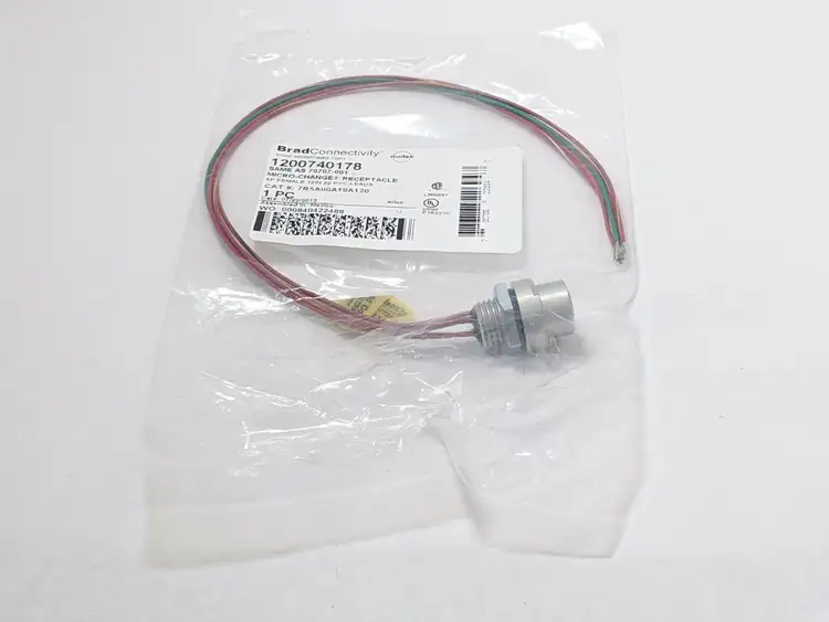 New | in-Stock MOLEX MICRO CHANGE RECEPTACLE 6P FEMALE, 12” 22 PVC LEAD Connector Accessories | Maverick Industrial Sales #1100745