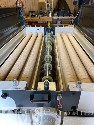 USED WOODTECH PANEL RIP SAW WITH INFEED