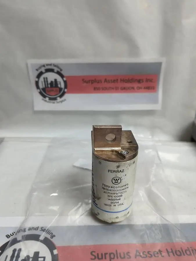 Used FERRAZ A075ARF670C1G Miscellaneous Equipment (Electrical & Power) | Surplus Asset Holdings #1197997