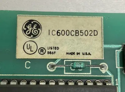 Used GE IC600CB502D Miscellaneous Equipment (Electrical & Power) | Surplus Asset Holdings #1202195