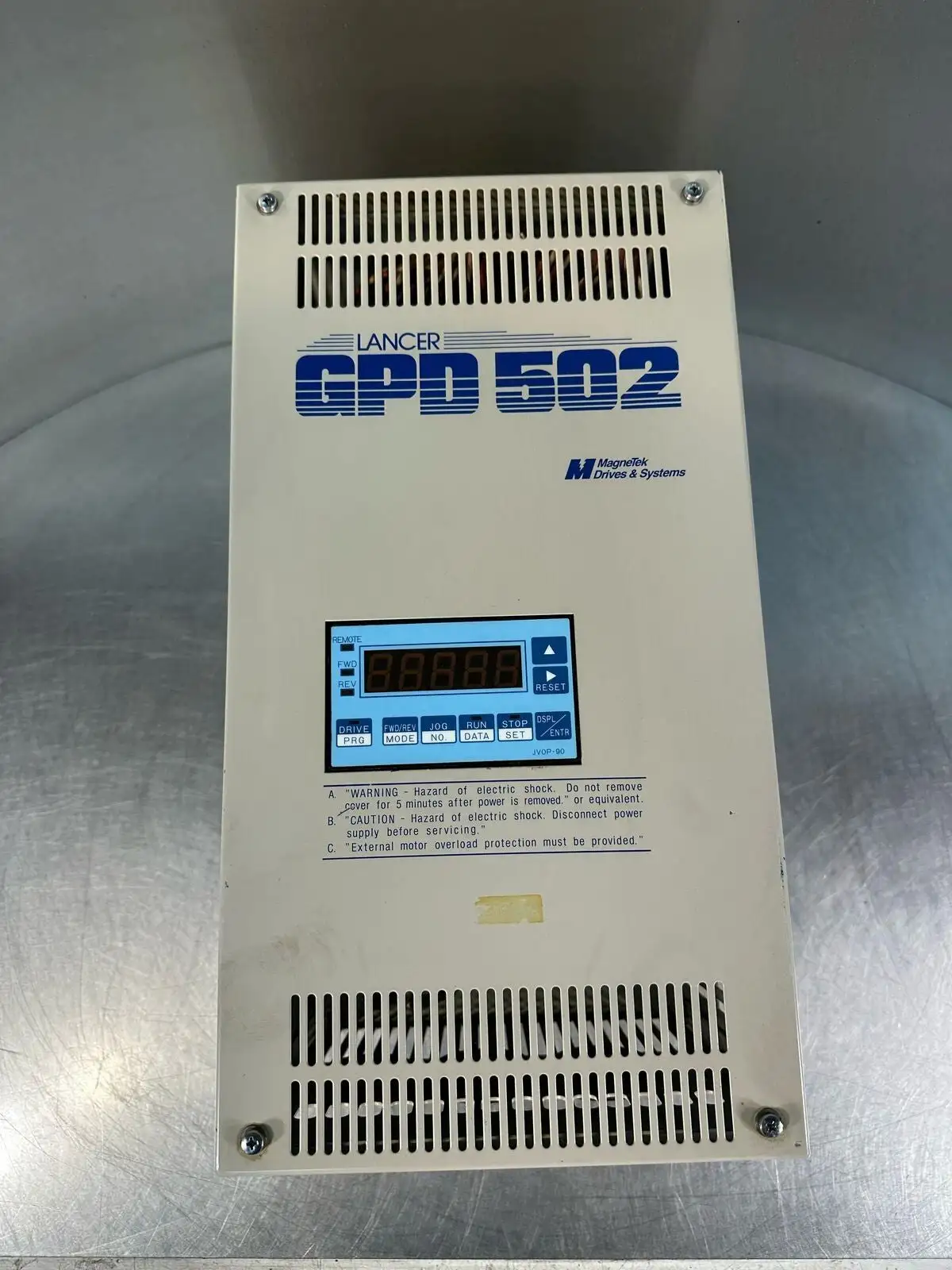 Magnetek L715 GPD502 AC Drive Lancer 0-460V 9.0A 5HP 3PH 0-400Hz (7.6.5)