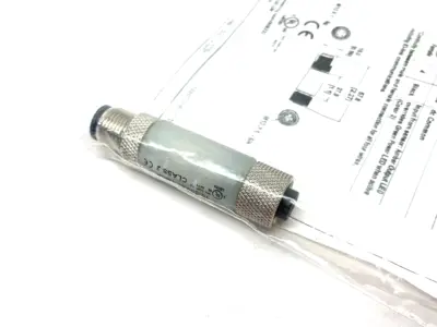NEW BANNER ENGINEERING 2-COLOR IN-LINE SENSOR STATUS INDICATOR MALE-FEMALE 4-PIN 808232
