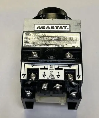Used AGASTAT 7022AB Miscellaneous Equipment (Electrical & Power) | Surplus Asset Holdings #1201936