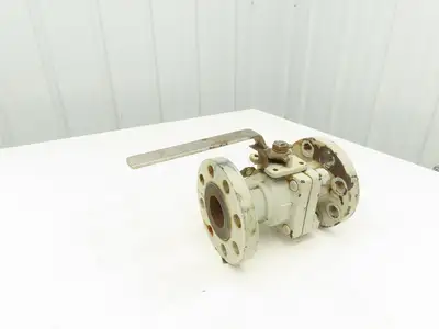 Sharpe FS50334RF WCB Steel 2pc Ball Valve 2" Flanged Class 300 Full Port