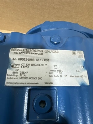 NEW SEW-EURODRIVE SA77/TDRE90M4/DH
