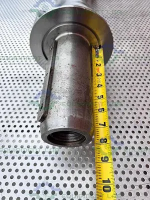 Stainless Steel  53" x 41 x 6" Meat Grinder Head Shaft Screw