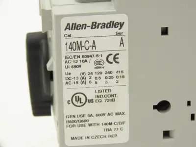 Allen Bradley 140M-D8E-C29 Manual Circuit Breaker Motor Protection 24-29A 3 Pole