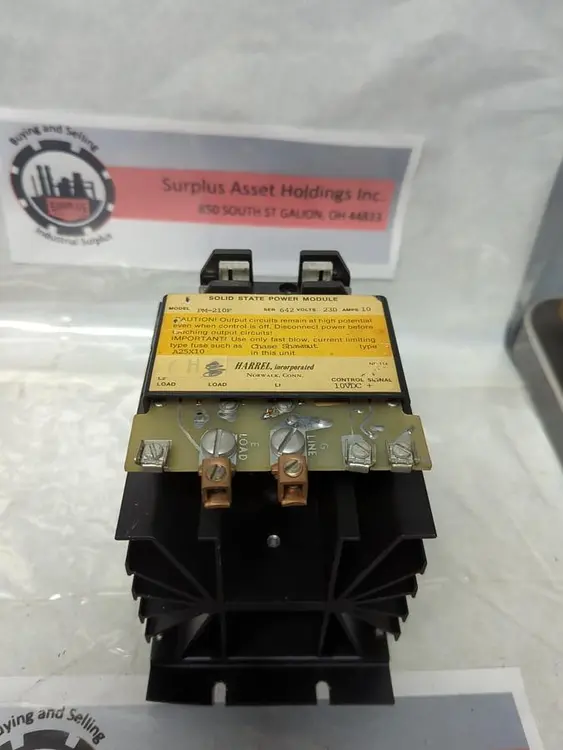 Used HARREL PM-210F Misc Electrical & Power Parts Ohio US | Surplus Asset Holdings #1237543