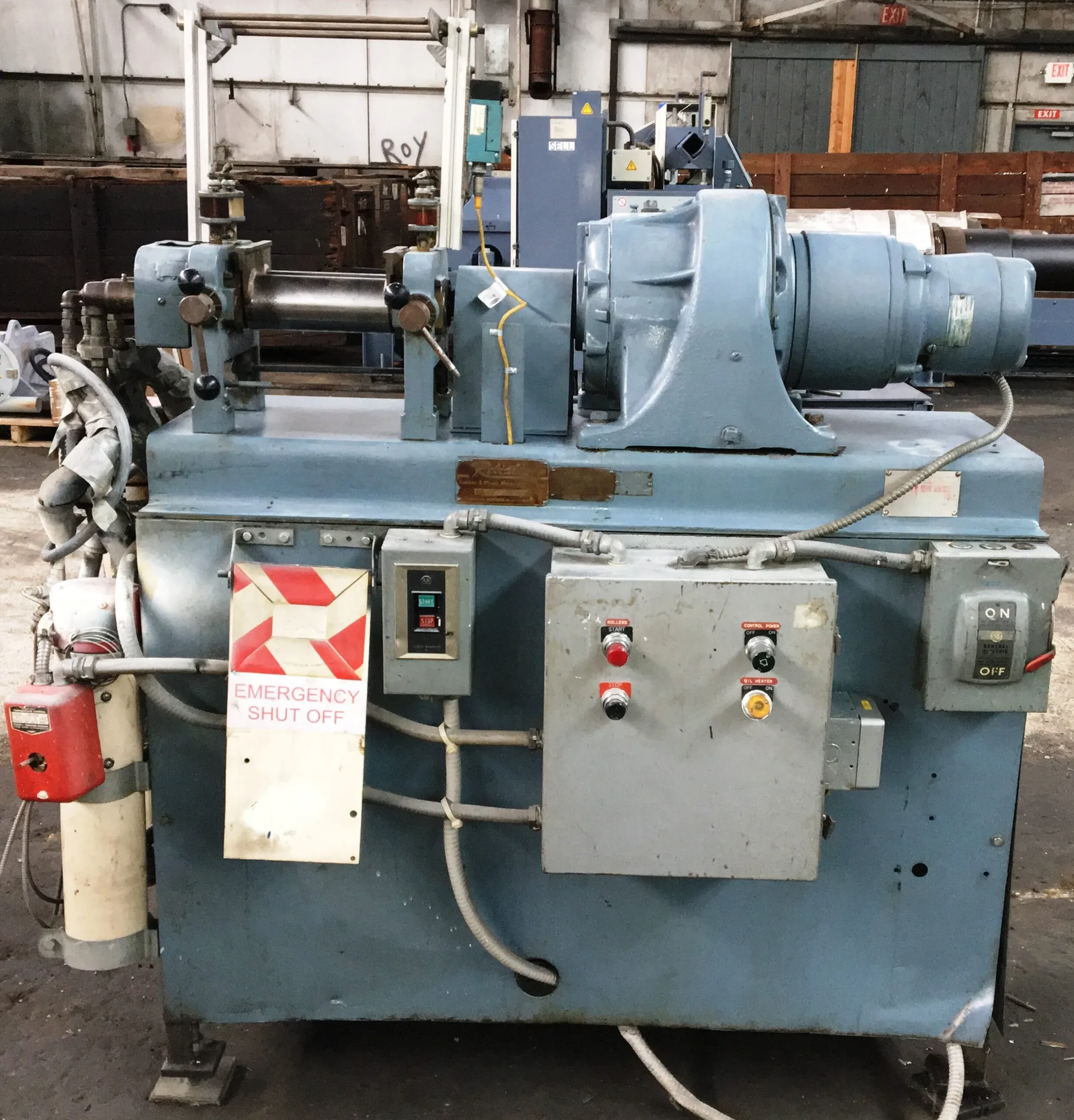 3″ x 8″ Reliable Rubber Mill, Item # 1786