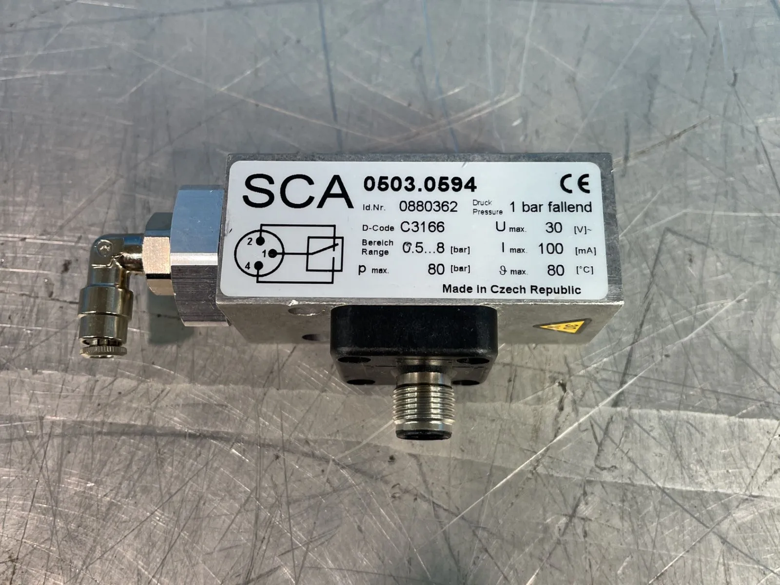 Used SCA 0503.0594 Pressure Switches Ohio US | HGR 24 #1084648