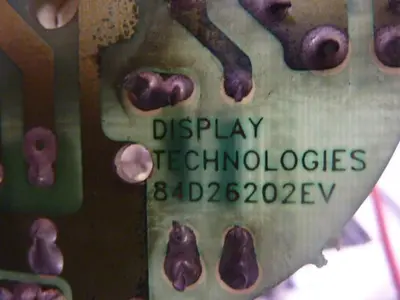 USED DISPLAY TECH INC 84D26202EM