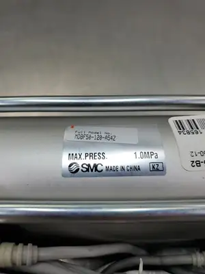 SMC MDBF50-120-A54Z Pneumatic Cylinder w/2-SMC D-A54 Reed Switches. 6B-13