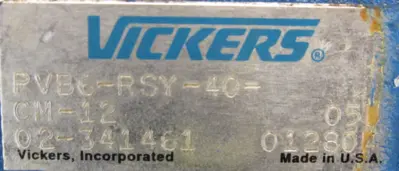 NEW VICKERS PVB6-RSY-40-CM-12 HYDRAULIC PUMP PVB6RSY40CM12 02-341461