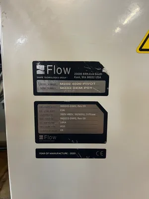 2020 FLOW MACH 200 4020 PIVOT PLUS Waterjet Cutters | Machnet (7)