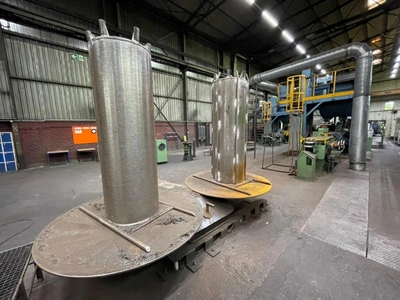 SCHUMAG Combined Bar Drawer with chamfering, in good working condition, visible under power, POA