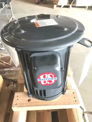 USED NIDEC 7.5HP INDUSTRIAL MOTOR, 1765 RPM, NEMA, 3PH
