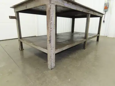 5/8" Top Steel Fabrication Welding Layout Table Work Bench 96"x48"x36"