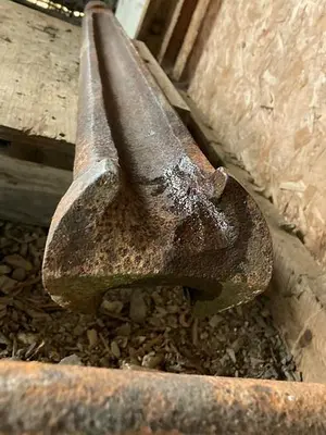 Used AFTERMARKET 5” X 52-1/2" CHISEL CABLE TOOL BUTTON BIT Tool Bits Pennsylvania US | East West Machinery & Drilling #1417233