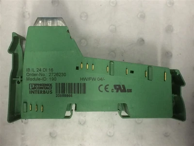USED VARIOUS PHOENIX IB IL 24 DI 16-ID:190    HW/FW.04/-