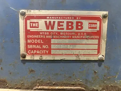 6,000 LBS WEBB MODEL #T6-PWR-IDL TANK TURNING ROLLS, POWER ROLL & IDLER: STOCK #21644