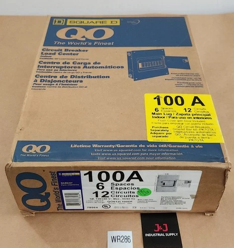 NEW Square D QO612L100DF