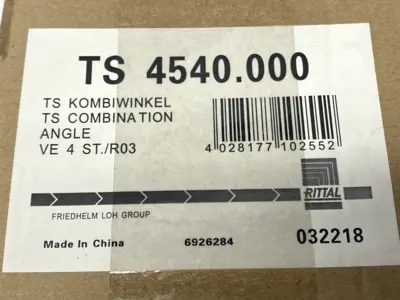 New | in-Stock RITTAL COMBINATION ANGLE BRACKETS FOR TS 4PCS Miscellaneous MRO | Maverick Industrial Sales #1121775
