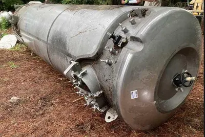 2004 ITTINDUSTRIES 1,000 Gallon Tank S/S - 1000 to 1999 Gal. (H=height, L=length) | Perry Equipment (1)
