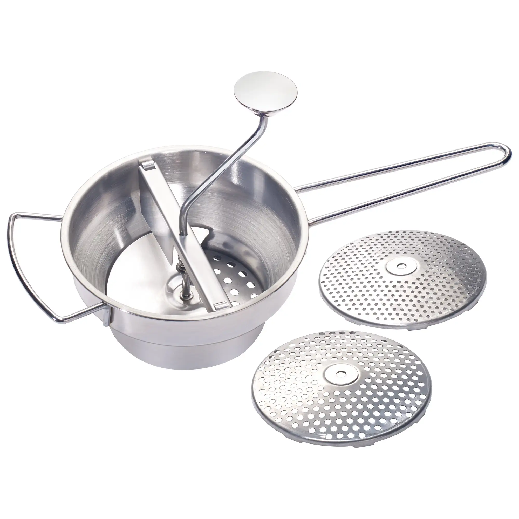 8" Food Mill, 3 Graters, S/S (8 Each)