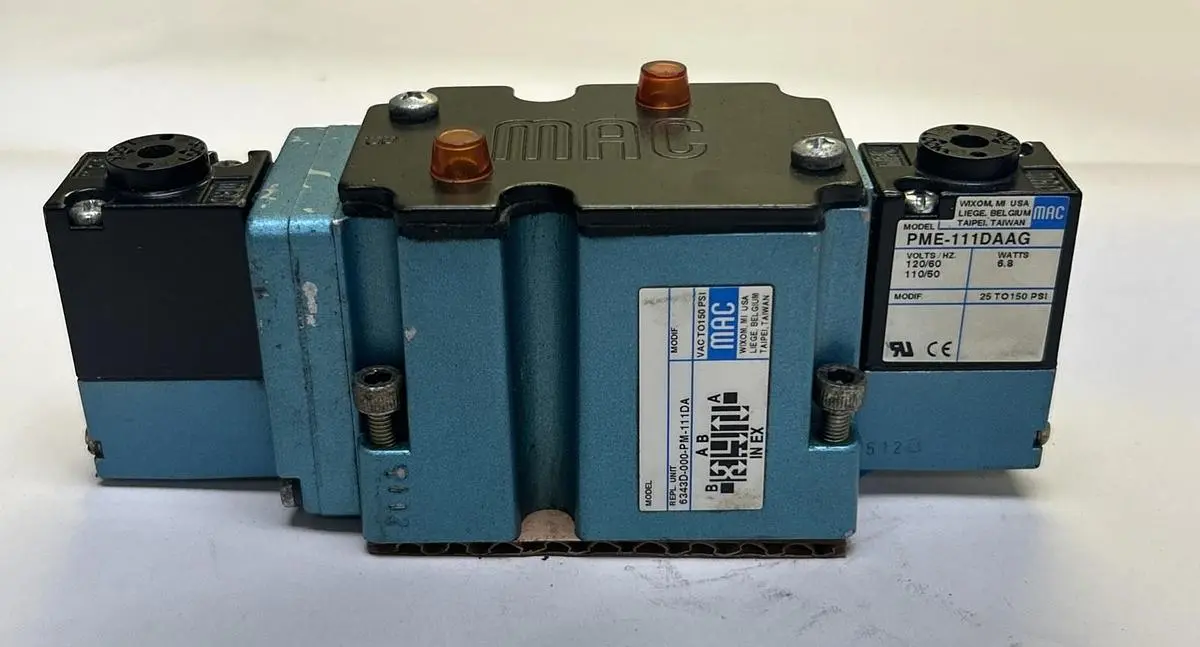 Used MAC VALVES 6343D-000-PM-111DA Solenoid Valves | Surplus Asset Holdings #1204226