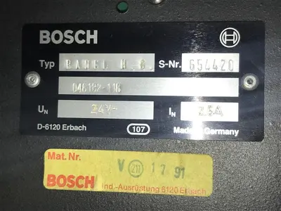 USED BOSCH M.6 046182-116