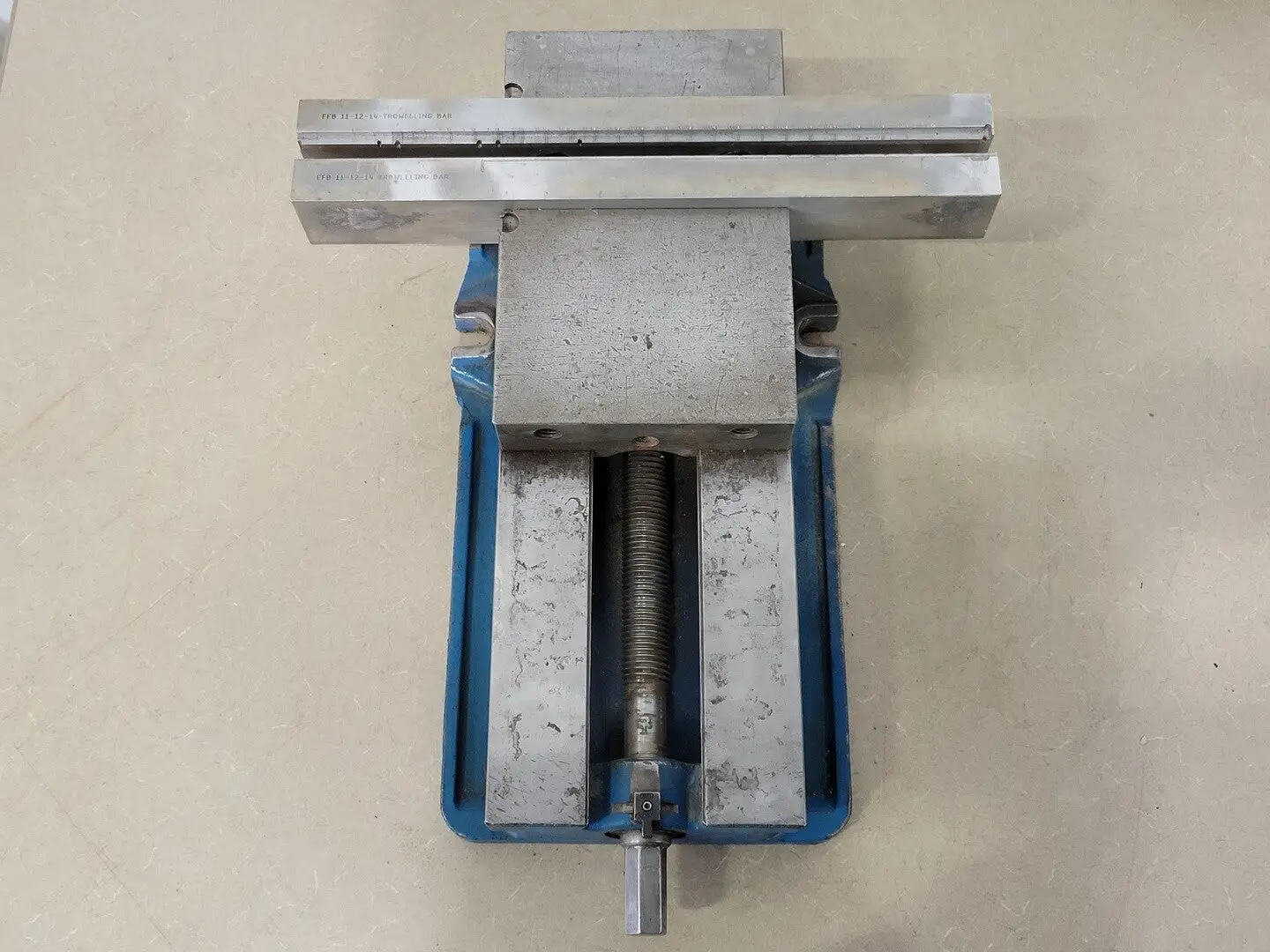 6" Milling Vise w/ FFB 11-12-14 Trowelling Bar