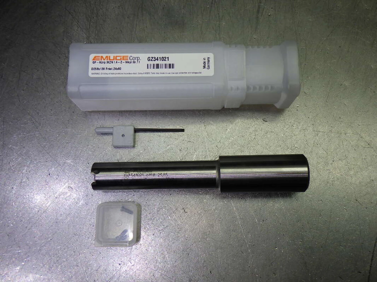 Emuge Z3 Coolant Thru Parting/Profiling Tool 25mm Shank GZ341021 (LOC1088B)
