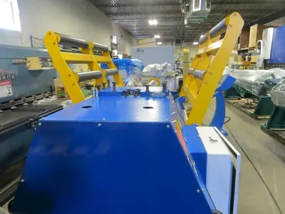 7.87" Diameter x 6 ft Americor Hydraulic 4-Roll Double Pinch Plate Bending Roll Model 4RDP 200/6 (6 ft. x 3/8")