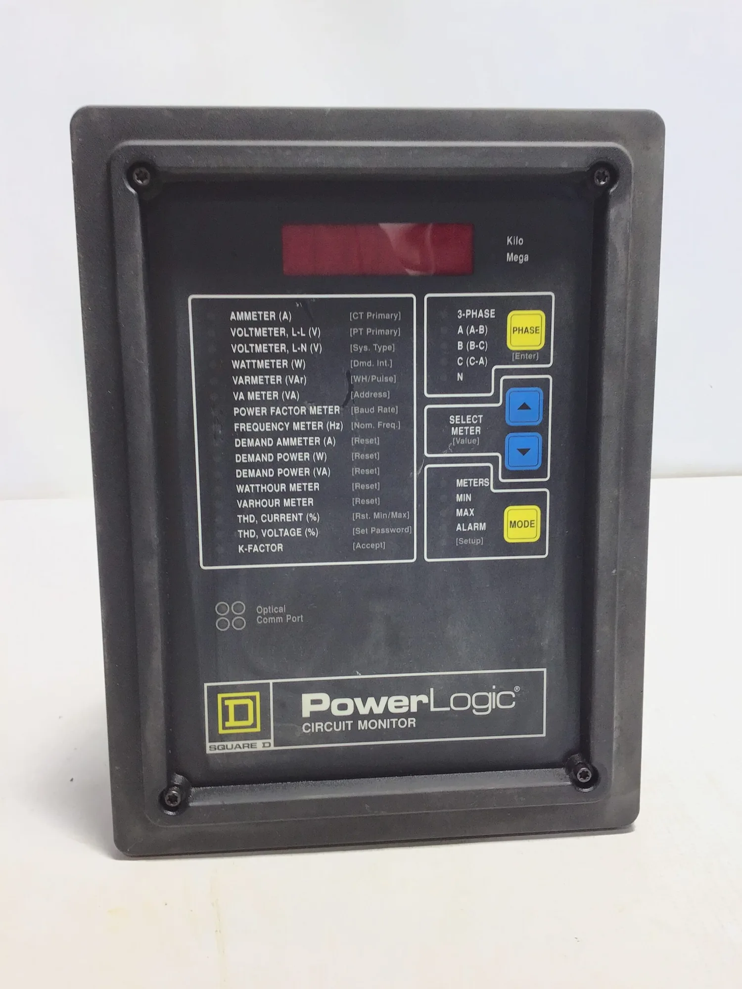 Square D PowerLogic VPM-277-C1 Circuit Monitor 288VAC 120VAC