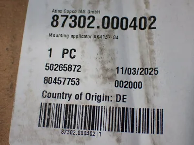 New | in-Stock ATLAS COPCO 87302.000402 Pumps Ohio US | HGR 24 #1132740