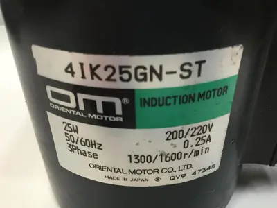 Used ORIENTAL MOTOR 4IK25GN-ST Motors (misc) Michigan US | Ideal Machinery #1311410