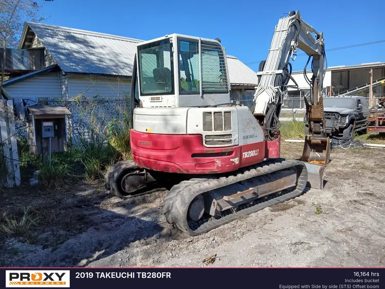 Used 2019 TAKEUCHI TB280FR Excavators Florida US | Proxy Equipment #1381953