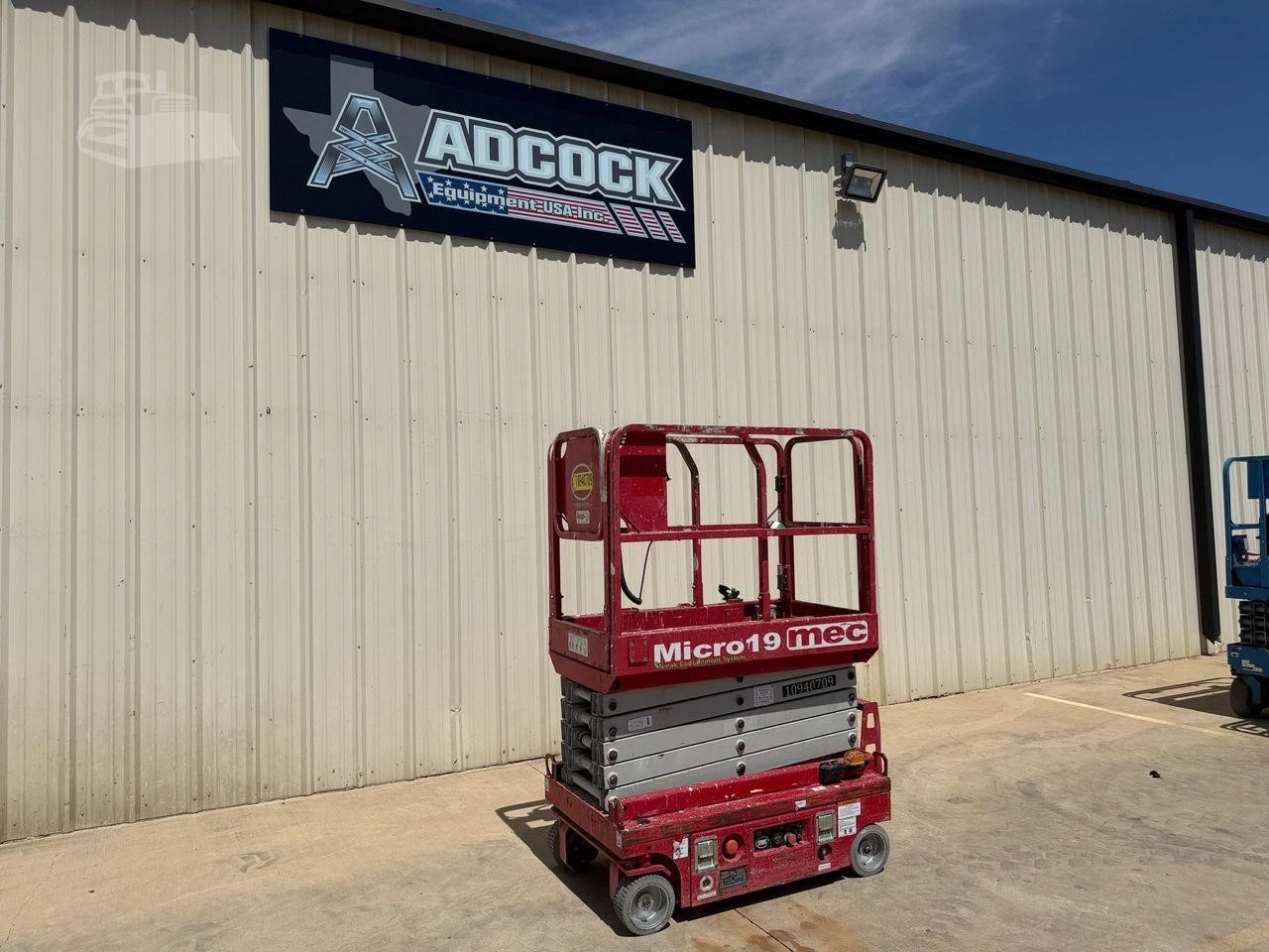 Used 2019 MEC MICRO 19 Scissor Lifters Texas US | Adcock Equipment USA #1519581