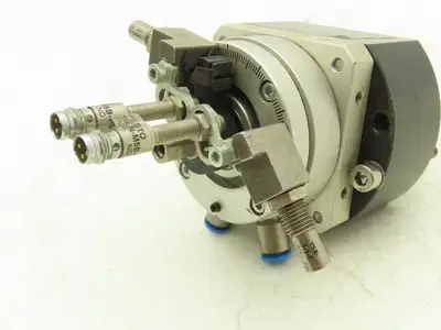 Festo DSM-12-270 P-FW-CC Double Acting Semi-Rotary Vane Actuator W/ Metal Stops