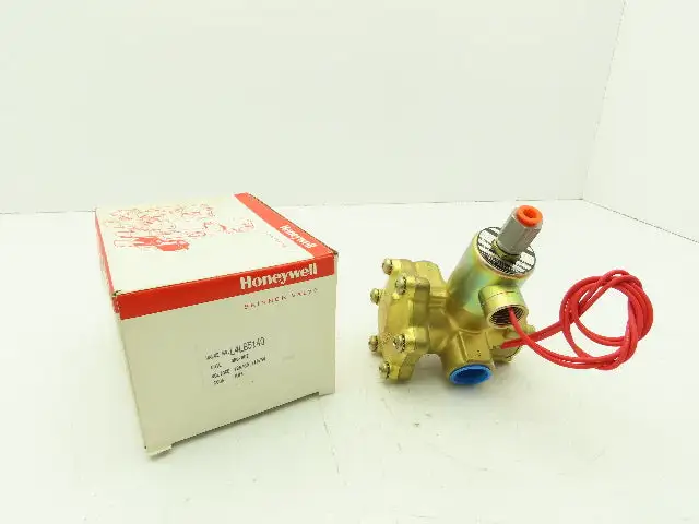 Honeywell Skinner L4LB5140 Brass Solenoid Valve 3-Way NC 120V 140 PSI 3/4" NPT